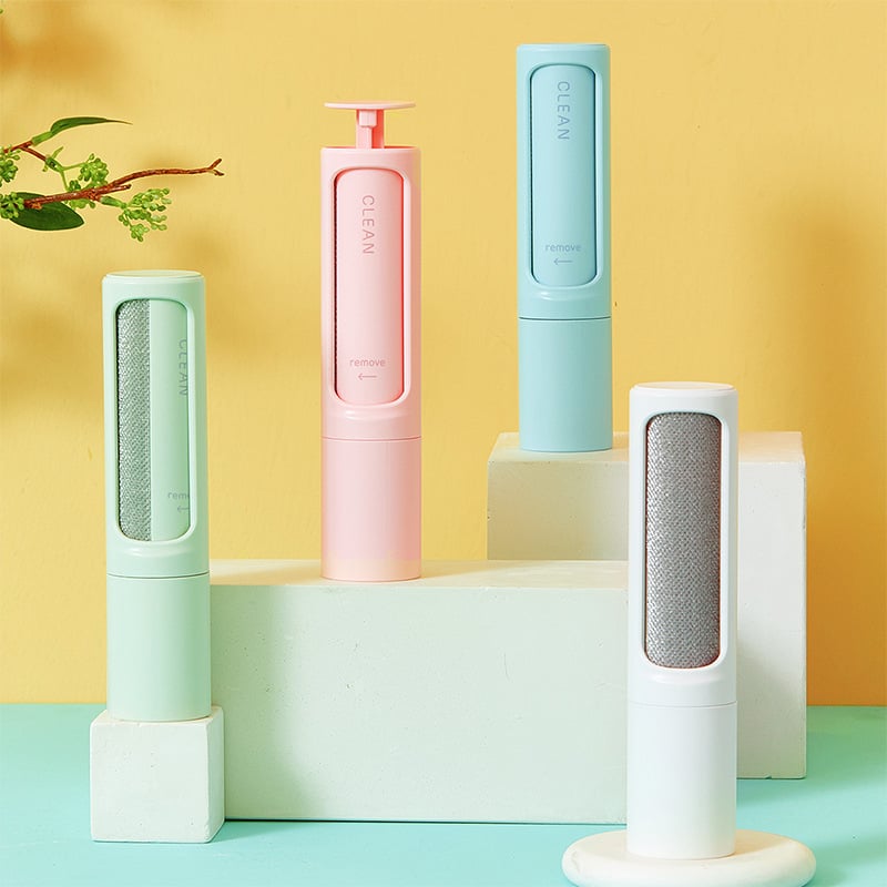 Quitapelos cilíndricos en colores verde, rosa, azul y blanco — BerachaPets