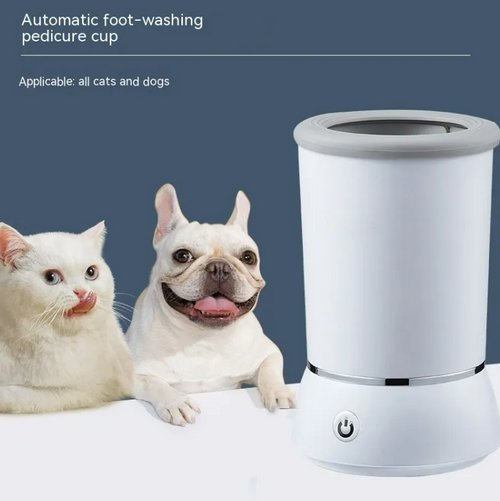 Limpiador automatico de patas para mascotas